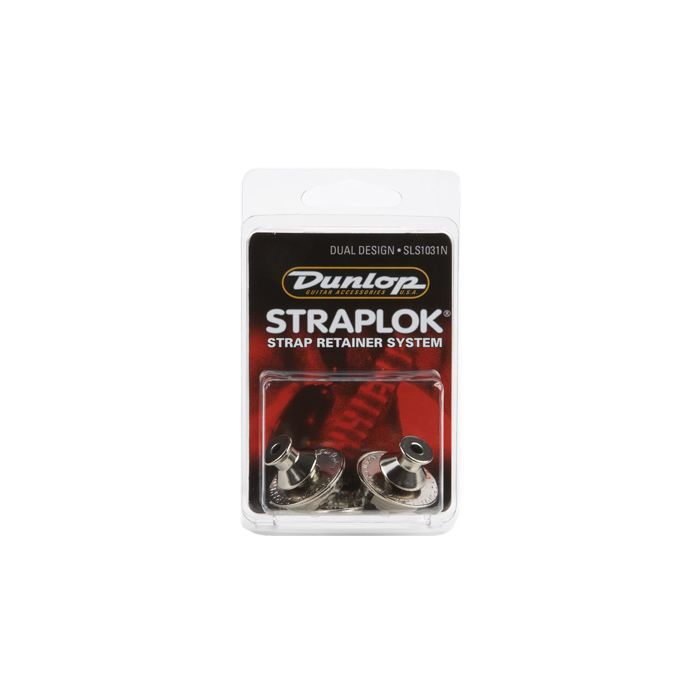 Стреплок для ремня Jim Dunlop Straplok Strap Retainers Dual Design - Nickel (SLS1031N) изображение 2