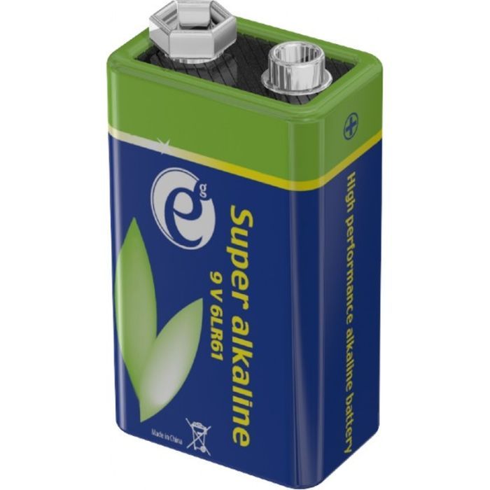 Батарейка EnerGenie Крона 6LR61 9V щелочная 1шт (EG-BA-6LR61-01)