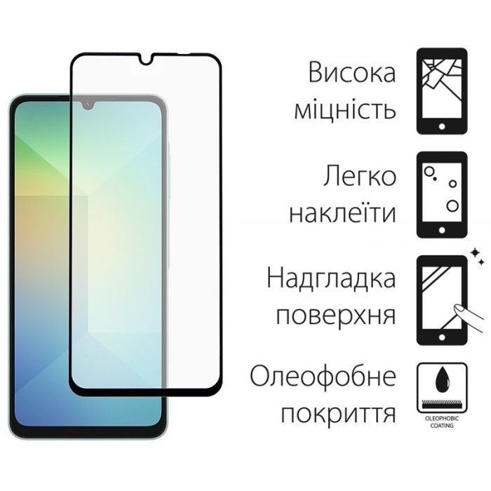 Скло захисне Dengos Full Glue iPhone 16 Plus (black) (TGFG-368) зображення 2