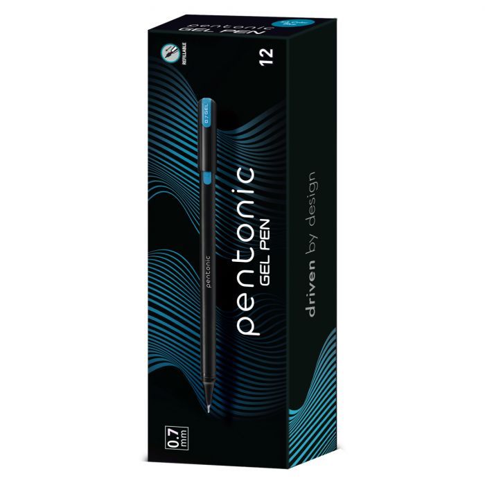 Ручка гелева LINC Pentonic 0,7 мм блакитна (420419)