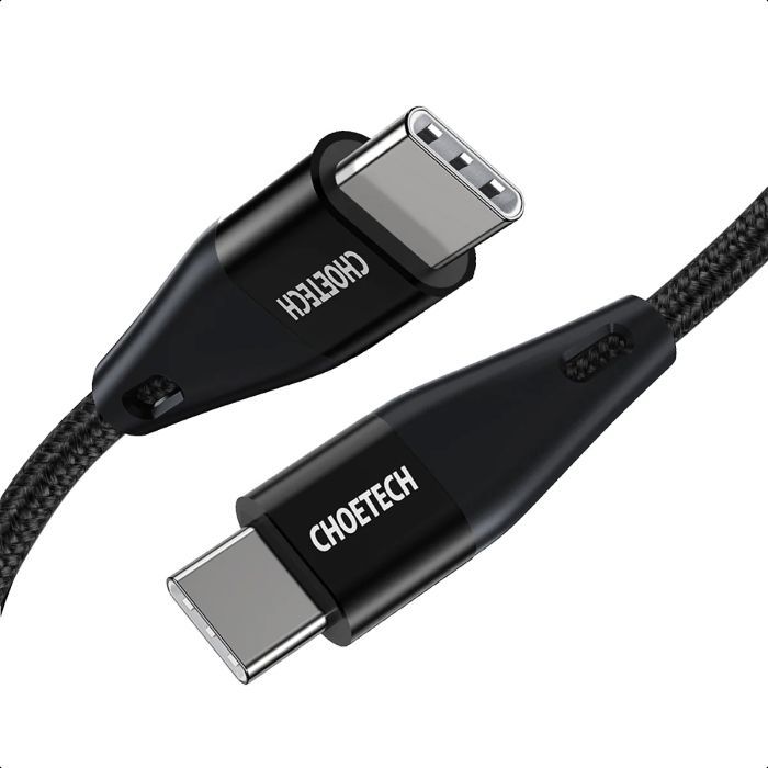 Дата кабель USB-C to USB-C 1.2m USB4.Gen 3 40 Gbps 240W Choetech (XCC-1040) изображение 2