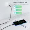 Дата кабель USB-C to USB-C 1.2m USB4.Gen 3 40 Gbps 240W Choetech (XCC-1040) изображение 4