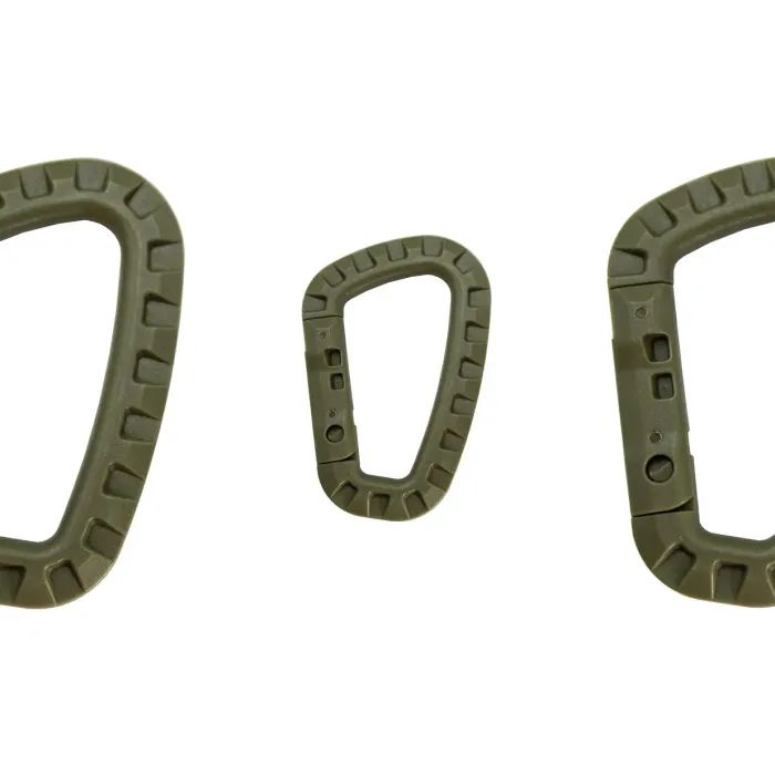 Карабин туристический Tramp Набір 3 шт пластикових Green (UTRA-304-green) изображение 3