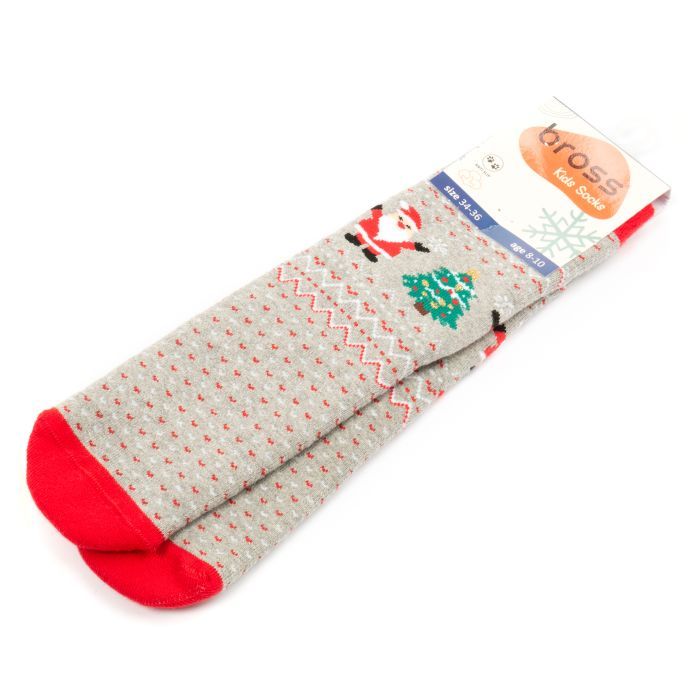 Носки детские Bross новогодние махровые (10436-6-8-red) изображение 2