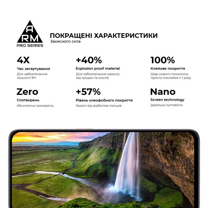 Скло захисне Armorstandart Pro ZTE Nubia Neo 2 5G Black (ARM78903) зображення 5