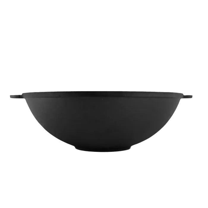 Сковорода Brizoll чавунна WOK з чавунною кришкою 3,7 л 280х96 мм (W28-1) изображение 3