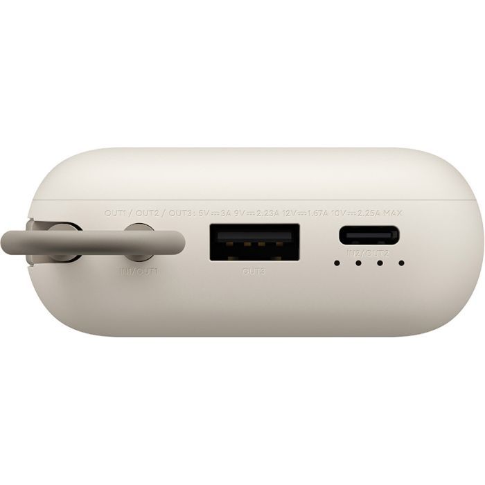 Батарея универсальная Xiaomi 10000mAh 22.5W, Integrated Cable, beige (BHR9072GL) изображение 5