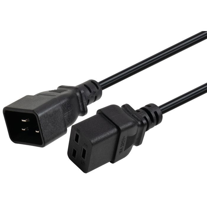 Кабель питания C19 to C20 1.8m 1.5mm2 copper Vinga (VYPCC19201815CU) изображение 3