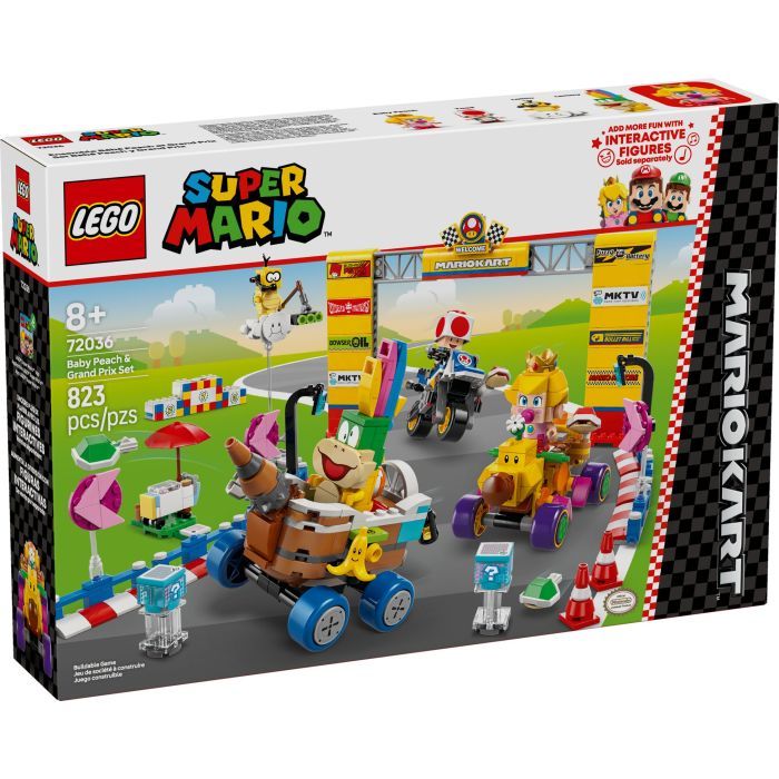 Конструктор LEGO Super Mario Mario Kart – Baby Peach & Grand Prix. Набор (72036)