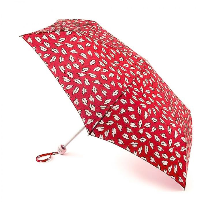 Парасоля Fulton Lulu Guinness Minilite-2 L869 Dotty Lips (L869-038529)