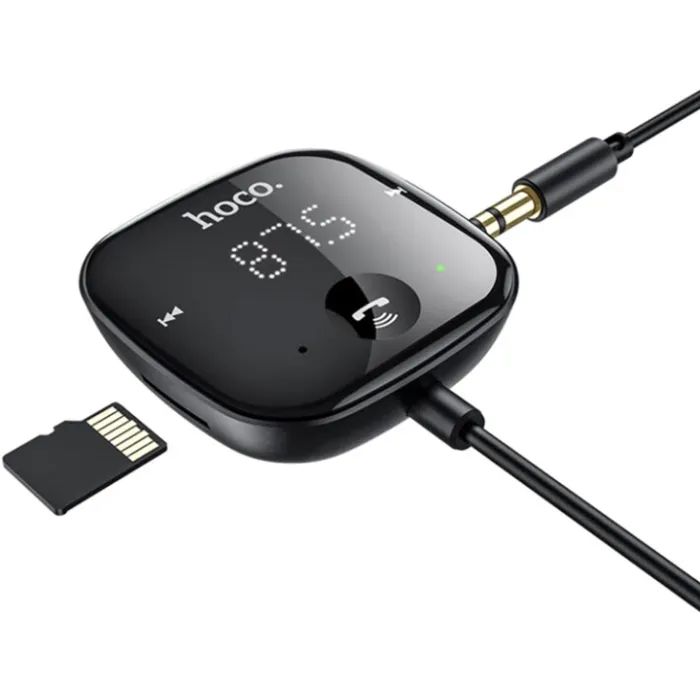 Bluetooth трансмиттер HOCO E65 Unity Car BT FM Transmitter Black (6931474748324) изображение 3