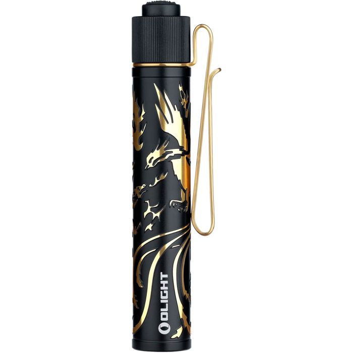 Фонарь Olight I3T 2 EOS Dragon & Phoenix Golden (0.0000.0843) изображение 3