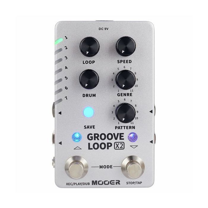 Педаль эффектов Mooer Groove Loop X2 изображение 6