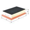 Повітряний фільтр для автомобіля Bosch F026400589 зображення 5