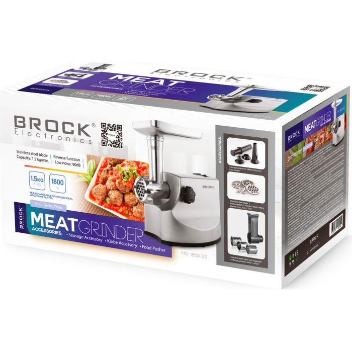 Мясорубка Brock MG 1800 SS изображение 2