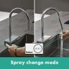 Смеситель Hansgrohe Aquno Select M81 , 22 см, хром (73837000) изображение 3