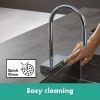 Смеситель Hansgrohe Aquno Select M81 , 22 см, хром (73837000) изображение 4