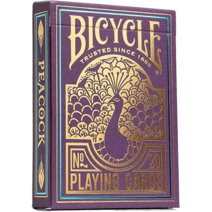 Гральні карти Bicycle Peacock (purple) (ВР_КГБПП)