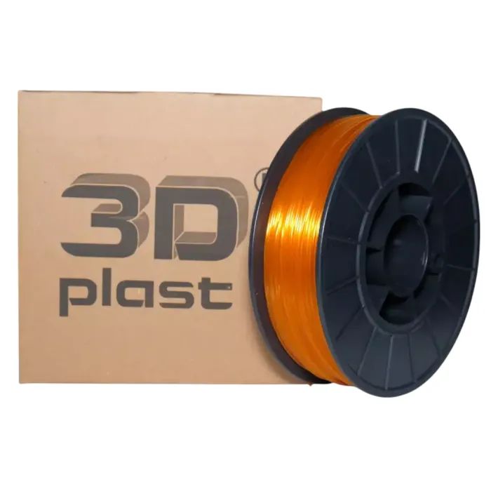 Пластик для 3D-принтера 3Dplast PLA 1.75мм, 0.85кг, transparently-orange (3DPLA17508COR)