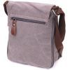 Сумка Vintage Мужская из текстиля Серая (21266) изображение 2