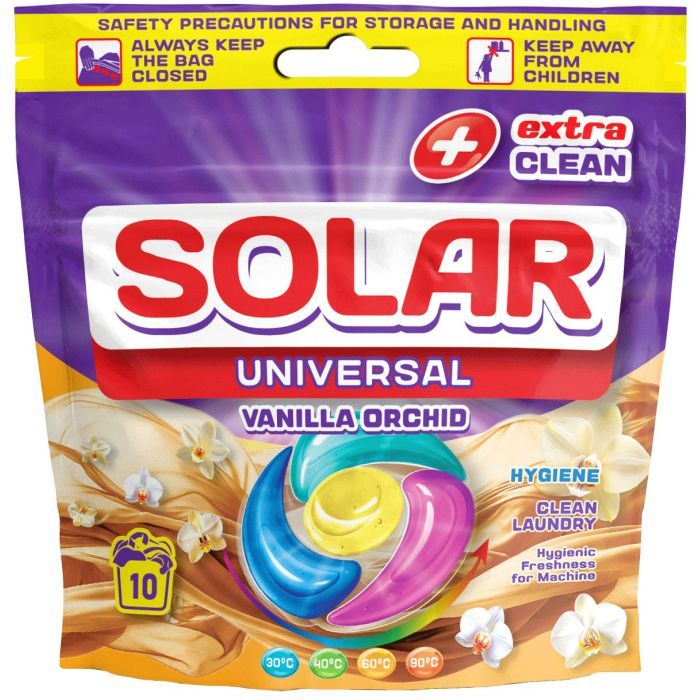 Капсулы для стирки Solar Household Universal Vanilla Orchid 20 шт. (4820269930261)