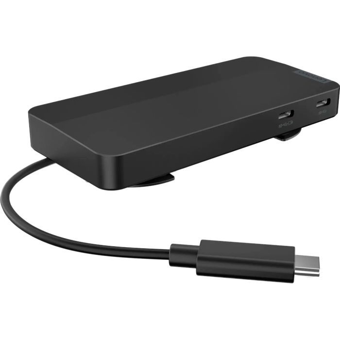 Порт-репликатор Lenovo USB-C Dual Display Travel Dock (w/ adapter) (40B90100EU) изображение 2