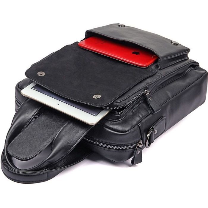 Сумка Vintage Чорна (14479) зображення 9