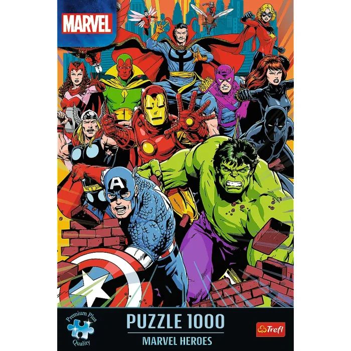 Пазл Trefl Marvel Heroes Герої 1000 елементів (5900511108811) зображення 2