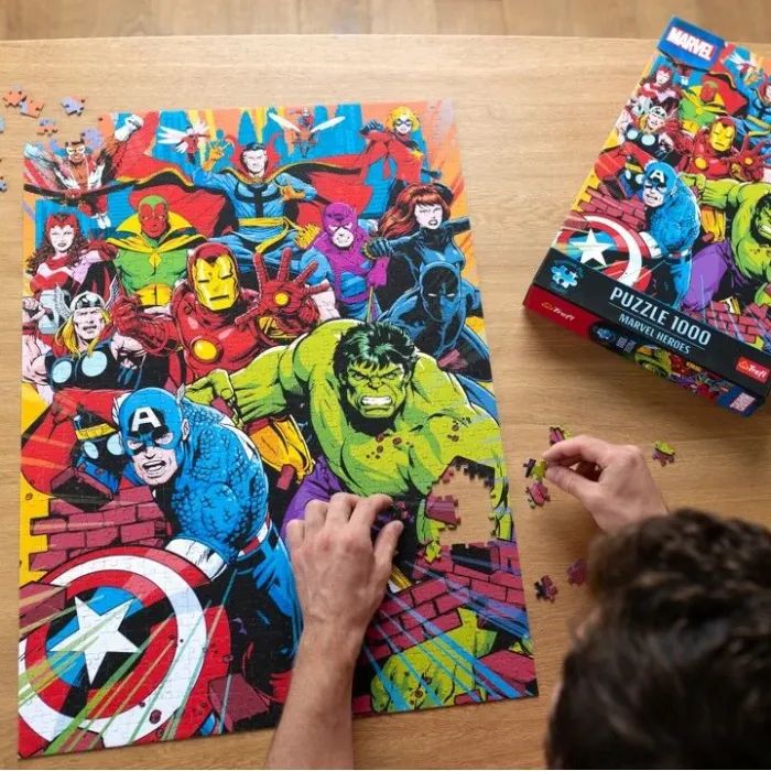 Пазл Trefl Marvel Heroes Герої 1000 елементів (5900511108811) зображення 5