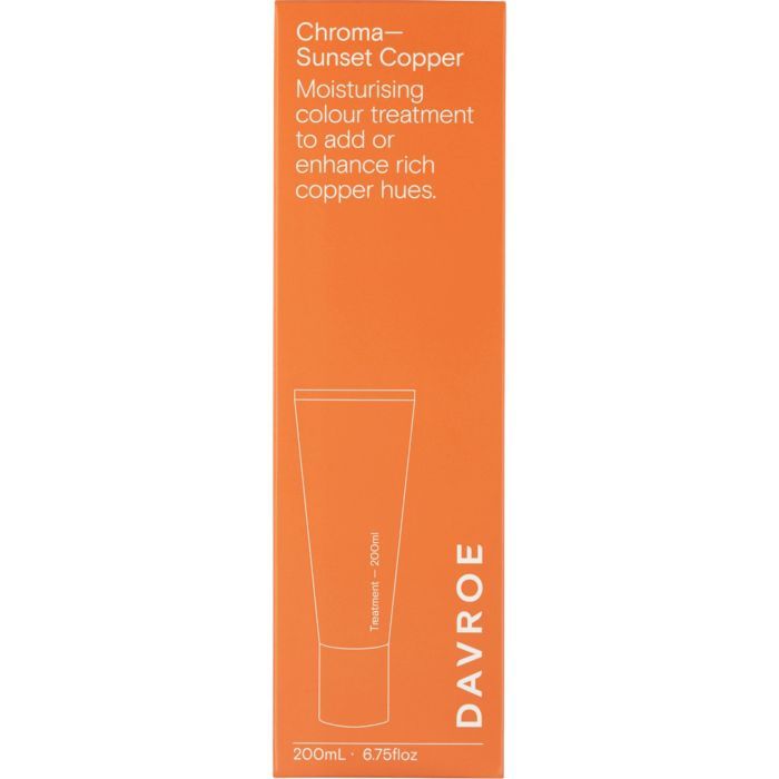 Оттеночный бальзам Davroe Chroma Colour Treatments Sunset Copper 200 мл (9326123008701) изображение 2
