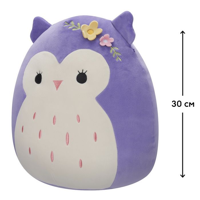 Мягкая игрушка Squishmallows Сова Холли 30 см (SQER00911) изображение 2