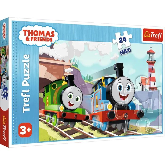 Пазл Trefl Maxi Thomas&Friends Том і Персі на рейках 24 елемента (5900511143546)