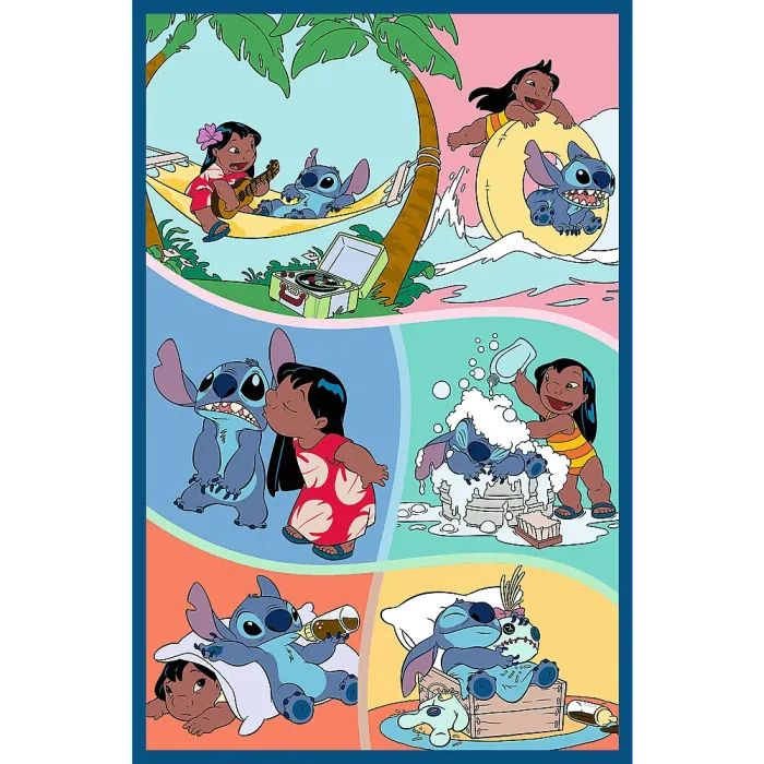 Пазл Trefl Lilo&Stitch Мир Стича 3x80 (5900511348859) изображение 2