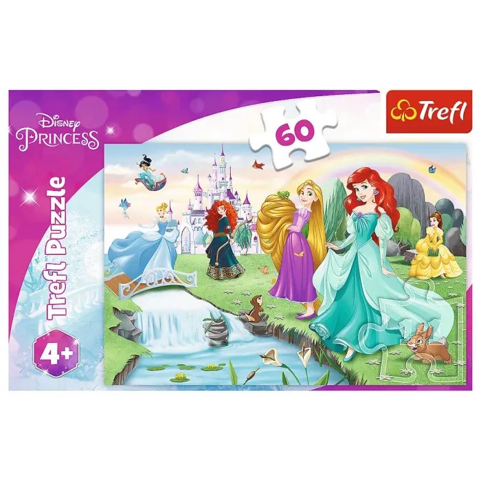Пазл Trefl Princess Встречайте принцесс 60 элементов (5900511173611) изображение 3