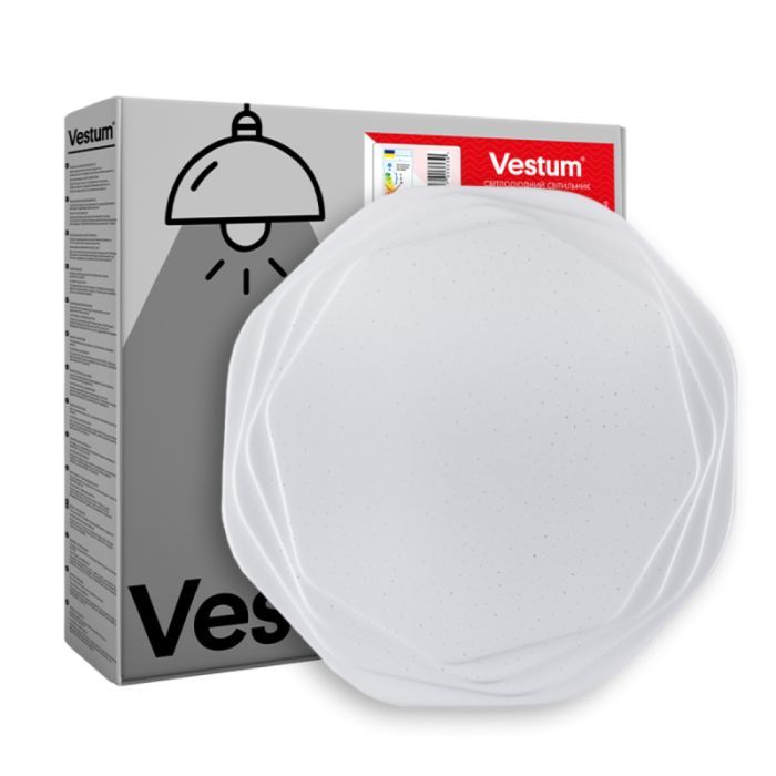 Світильник Vestum ROSE зоряне небо 20W 340*55мм 4000К (VS-90031)