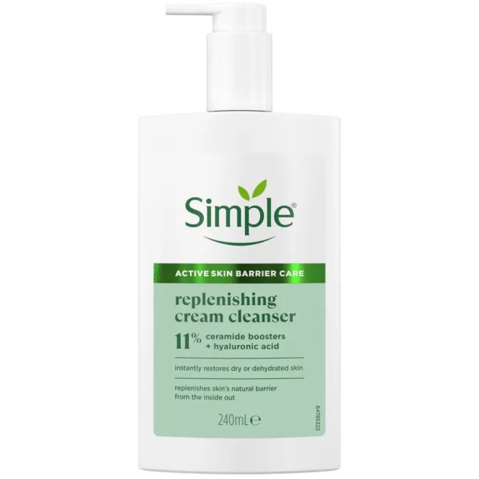Крем для умывания Simple Active Barrier Replenishing Cream Cleanser Восстанавливающий 240 мл (8720181563287)