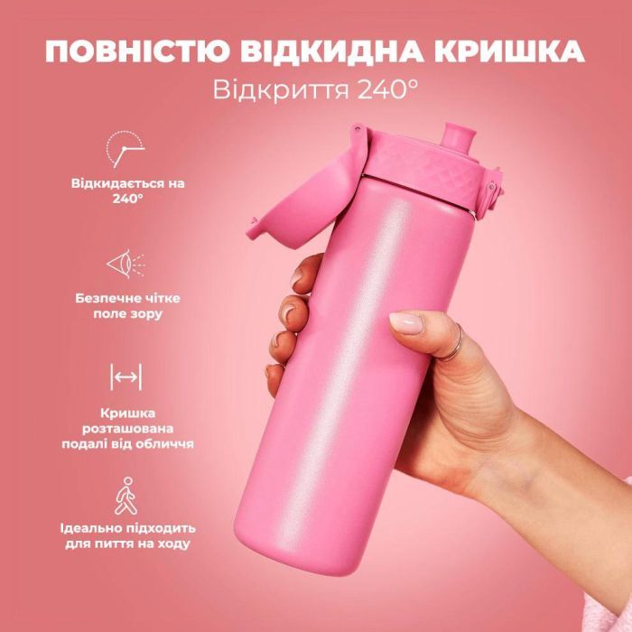 Пляшка для води ION8 OneTouch Vacuum Insulated 500 мл Blue (I8TS500BLU) зображення 3