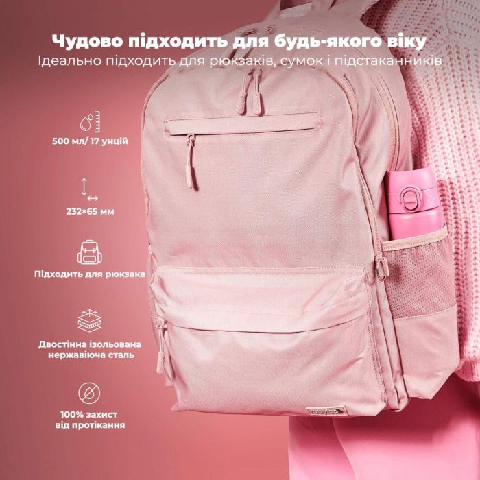 Пляшка для води ION8 OneTouch Vacuum Insulated 500 мл Blue (I8TS500BLU) зображення 5