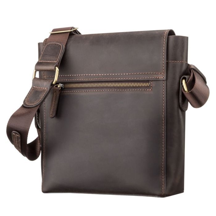 Сумка Shvigel Кожаная Коричневая (11095) изображение 2