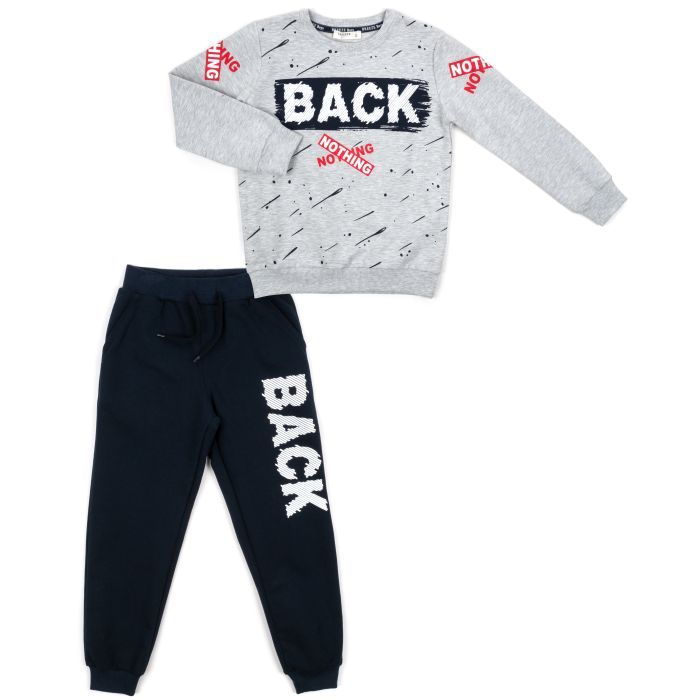 Спортивний костюм дитячий Breeze BACK (14415-122B-gray)