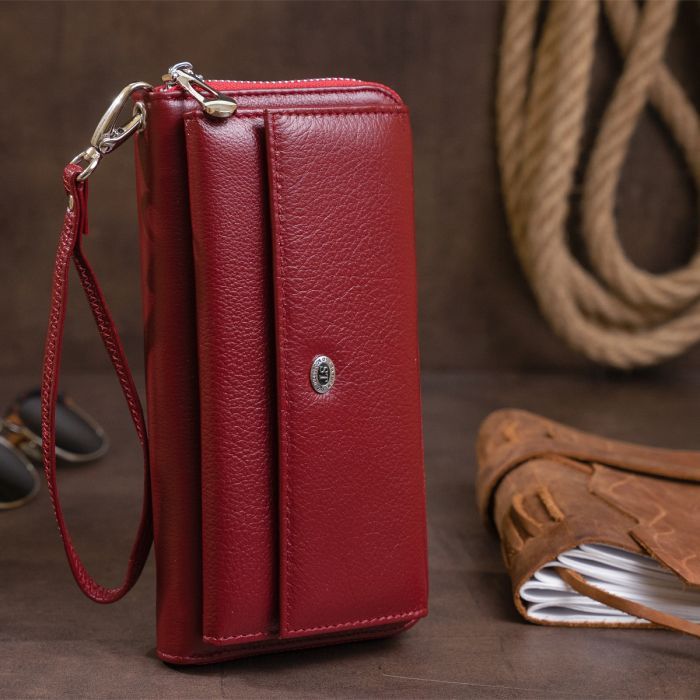 Кошелек ST Leather Кожаный Черный (19292) изображение 11