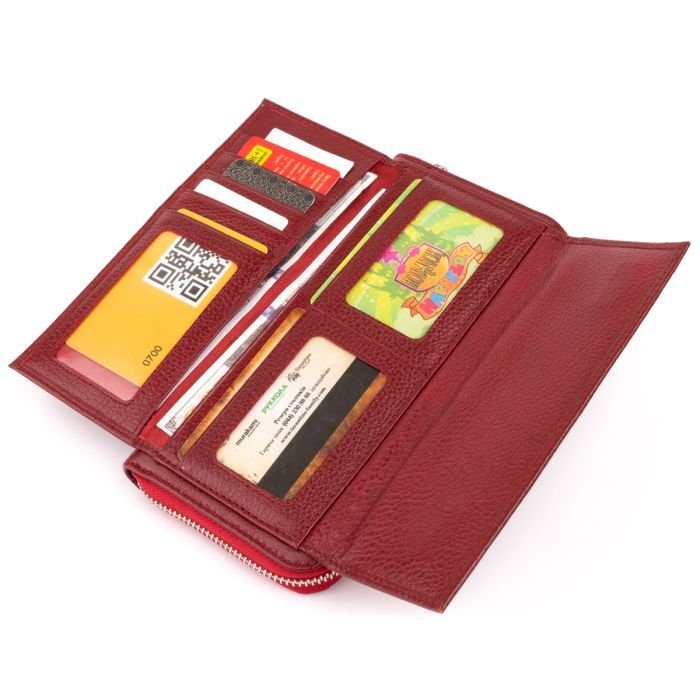Кошелек ST Leather Кожаный Черный (19292) изображение 5