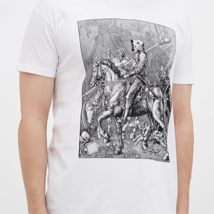 Футболка Sol's Imperial Knight Death and the Devil білий XXL (11500102/394XXL) изображение 4