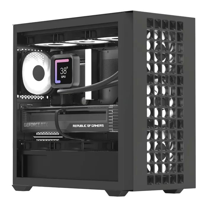 Корпус AeroCool D302A-G-BK-v1 Black (ACCS-DS04043.11)