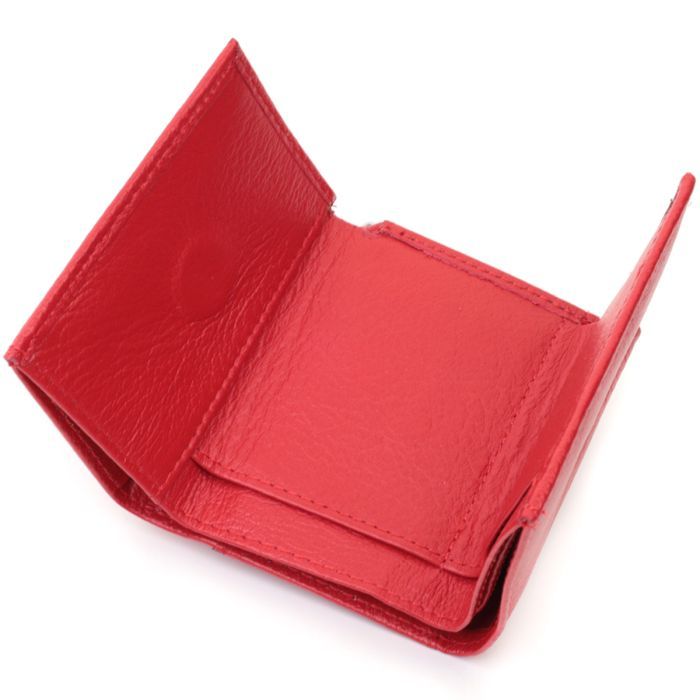Портмоне ST Leather З натуральної шкіри Червоне (22729) зображення 6