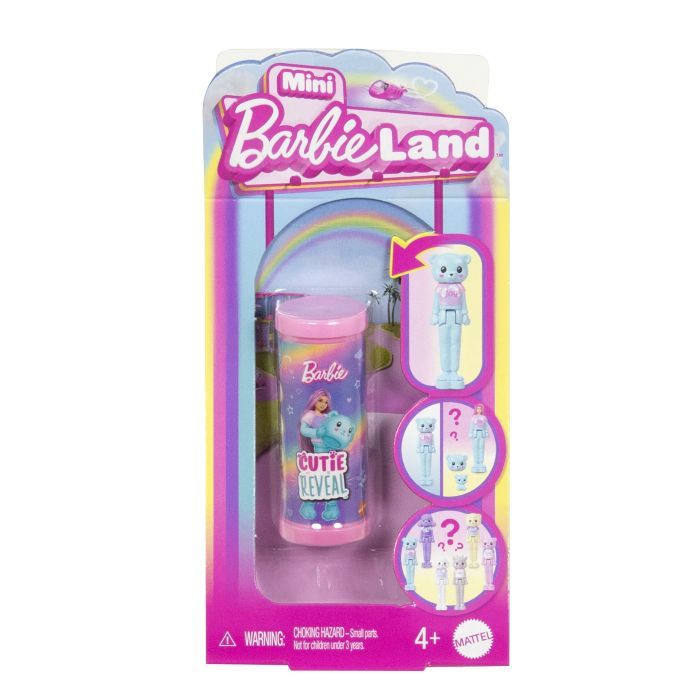 Кукла Barbie сюрприз Mini BarbieLand Cutie Reveal Мягкие и пушистые (JCR15)