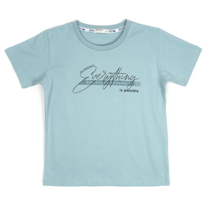 Футболка детская Breeze Everything (21715-140B-mint)