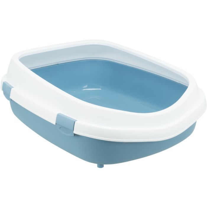 Туалет для котів Trixie Primo XXL з бортиками 56х25х71 см синьо-білий (4011905401751)
