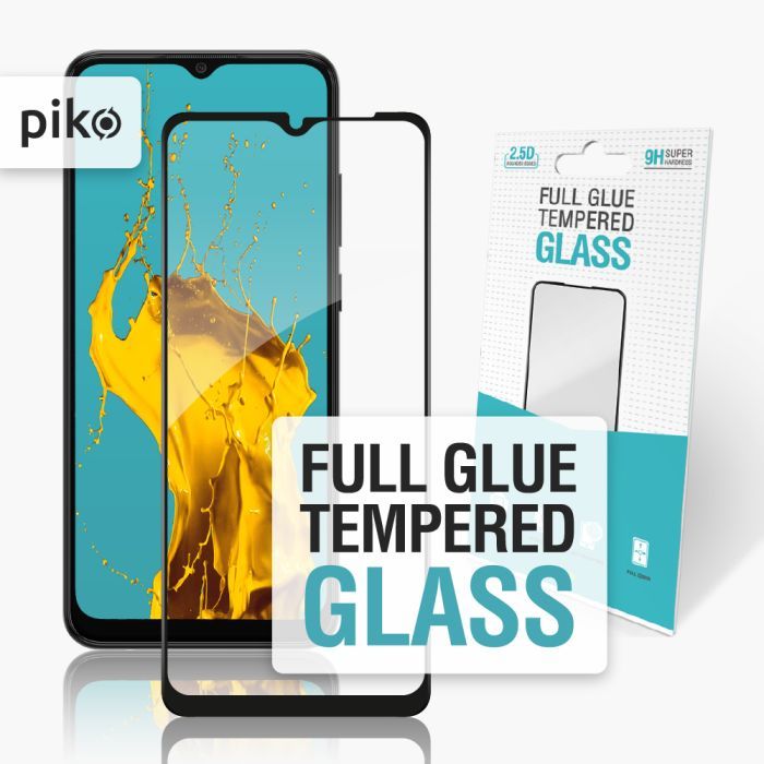 Стекло защитное Piko Full Glue Samsung A03 Black (1283126521645) изображение 5