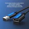 Дата кабель USB 2.0 AM/AF 1.5m black Vention (CBIBG) изображение 5